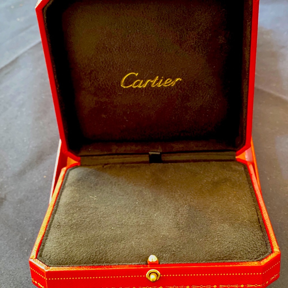 Authentic Cartier pendant box only